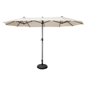 Parasol double 2x4m LINAI beige