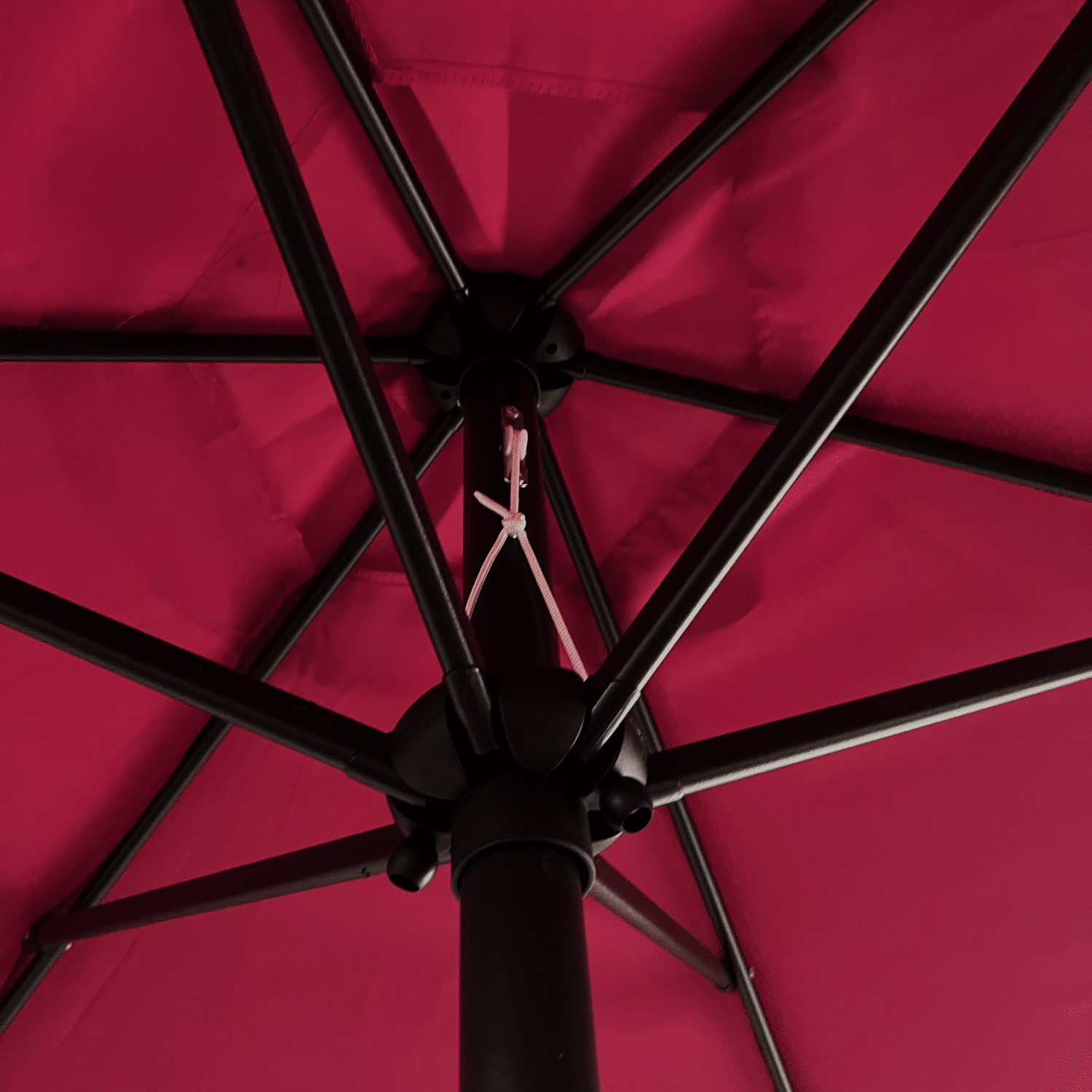  Parasol droit HAPUNA rond 2,70m de diamètre fuchsia