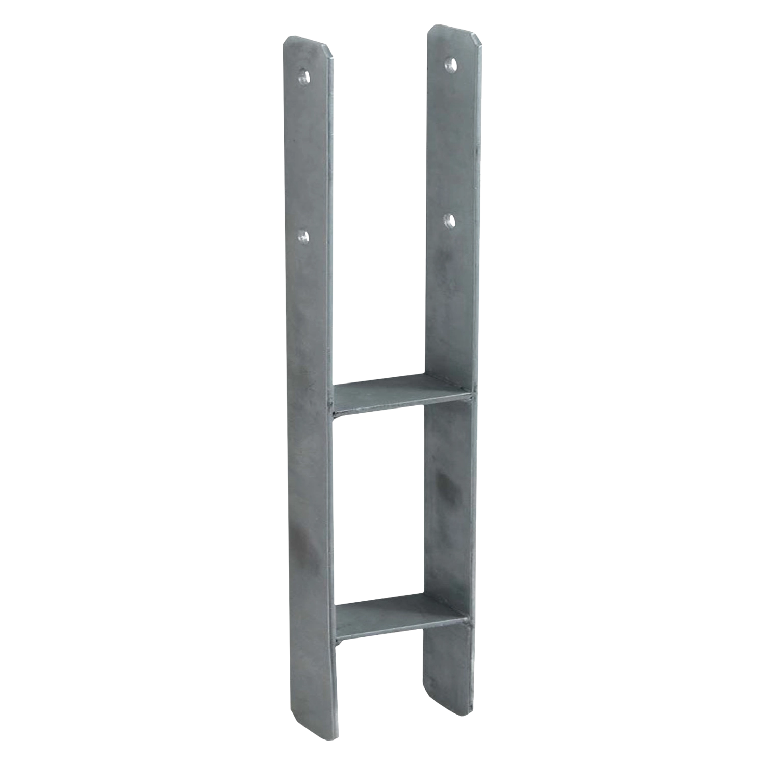CERLAND - Support à sceller H avec vis pour poteau 120x120mm