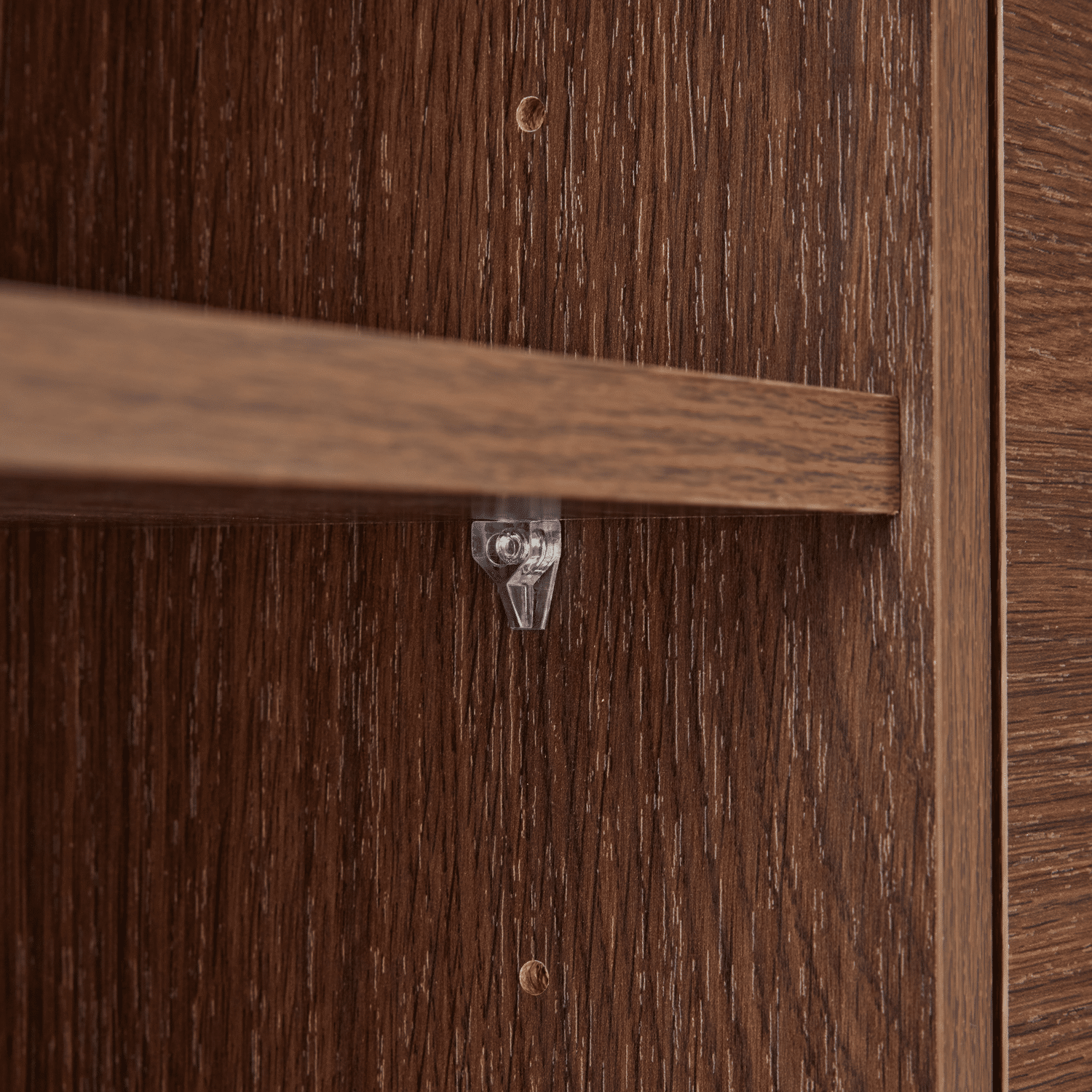 Meuble TV en bois foncé 160cm SARAH