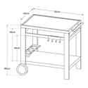 Cook'in Garden - Painel lateral MEDIA M para plancha