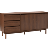 Buffet en bois foncé 160cm