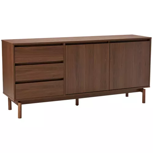 Donker houten buffet 160cm...