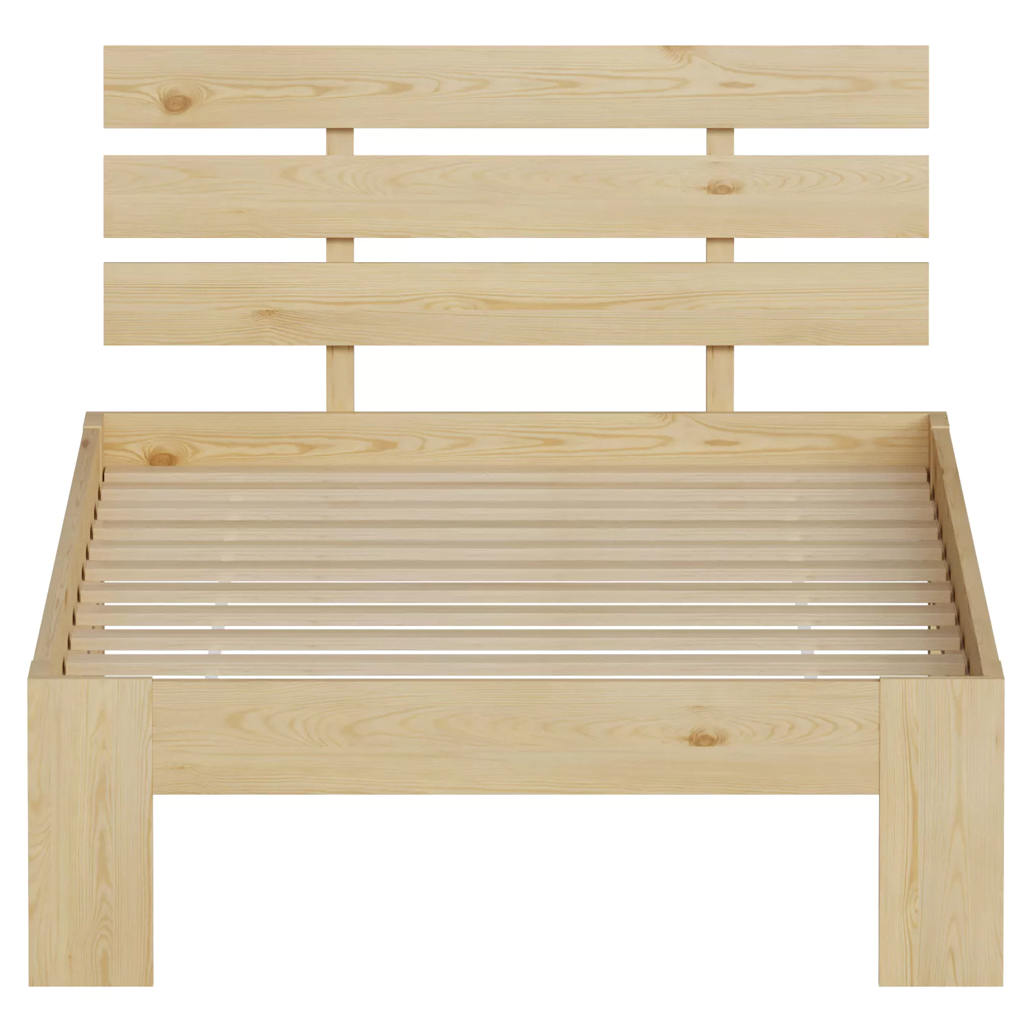Houten bed met hoofdbord 90x190cm FINN