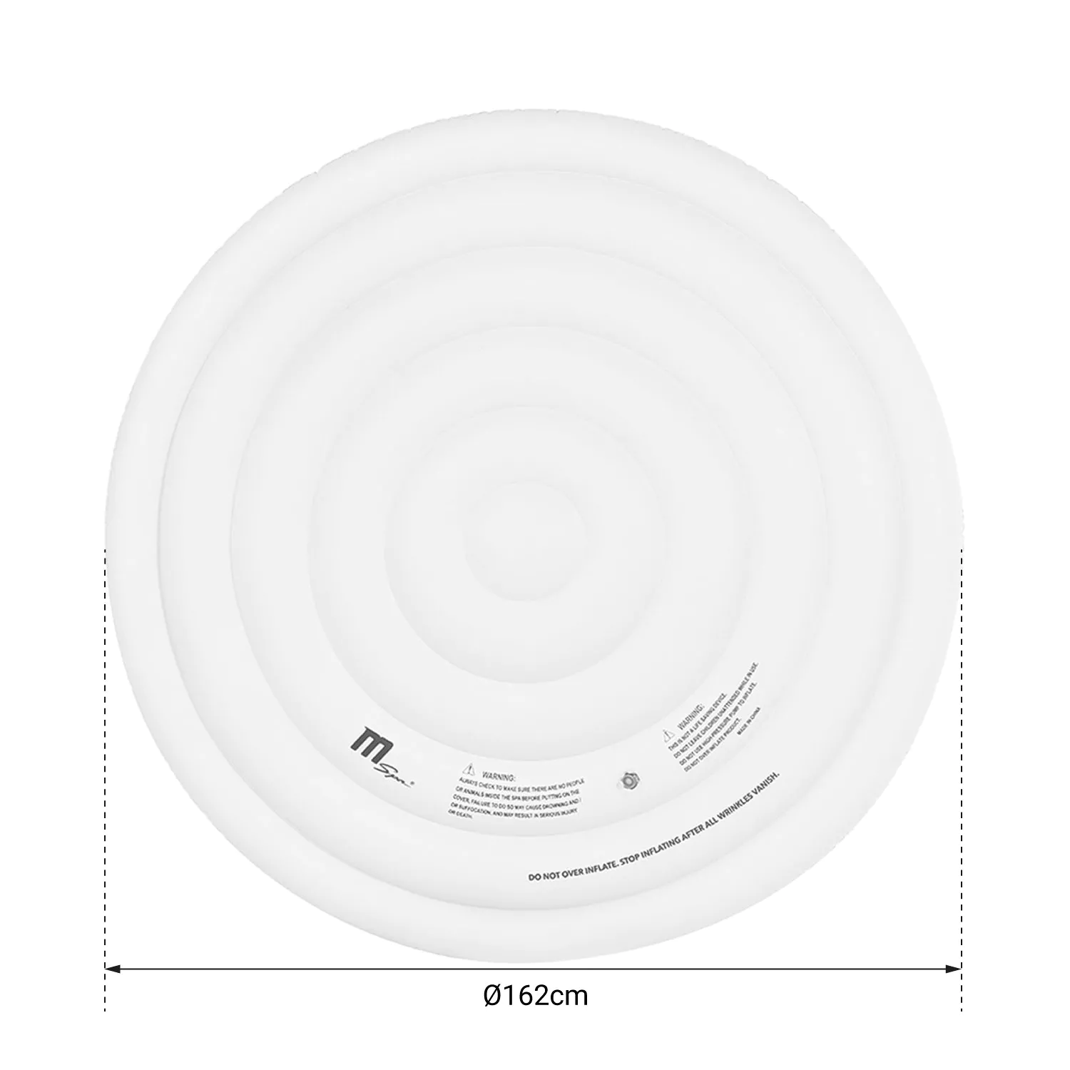 MSPA - Couvercle gonflable isolant pour spa gonflable rond 6 places Mspa