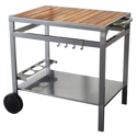 Cook'in Garden - Dressoir voor houten en metalen bakplaat MEDIA M