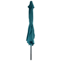 HAPUNA rechthoekige rechte paraplu 2x3m blauw