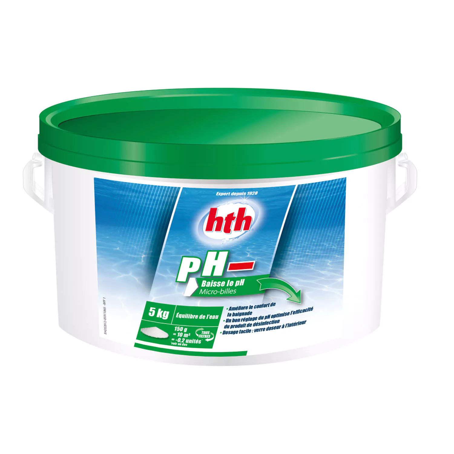HTH - Micro-billes correctrices pH moins pour piscine