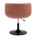 Tabouret de bar en velours rose NOLAN