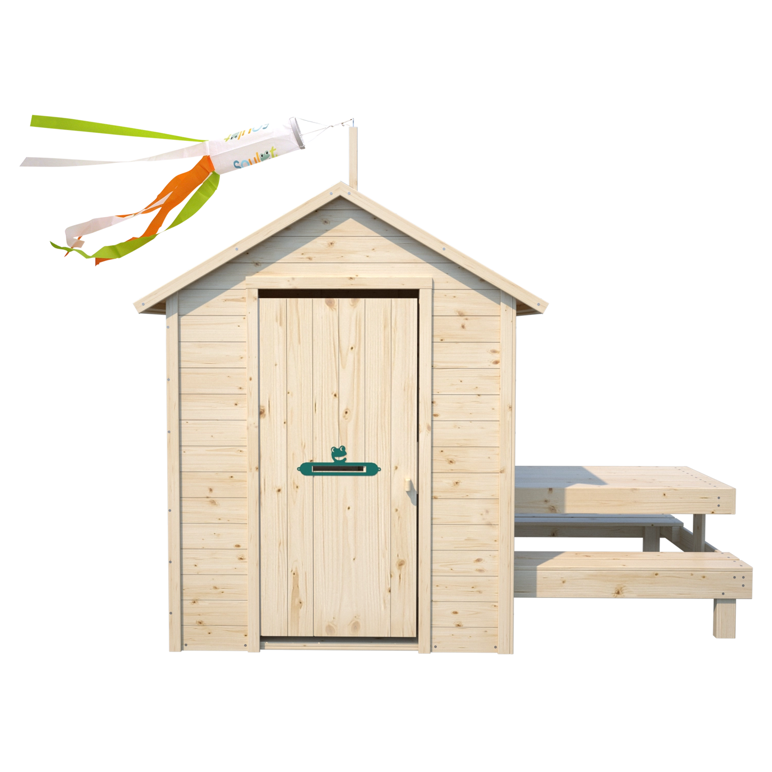 SOULET - Cabane en bois avec table pique-nique pour enfants TIANA