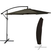 Parasol déporté rond 3m de...