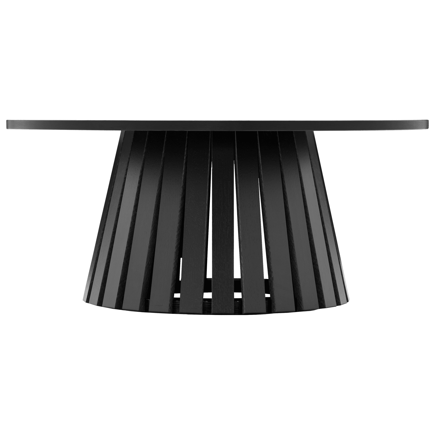 LIV Tavolino rotondo 80cm in stile scandinavo nero