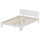 Lit en bois avec tête de...
