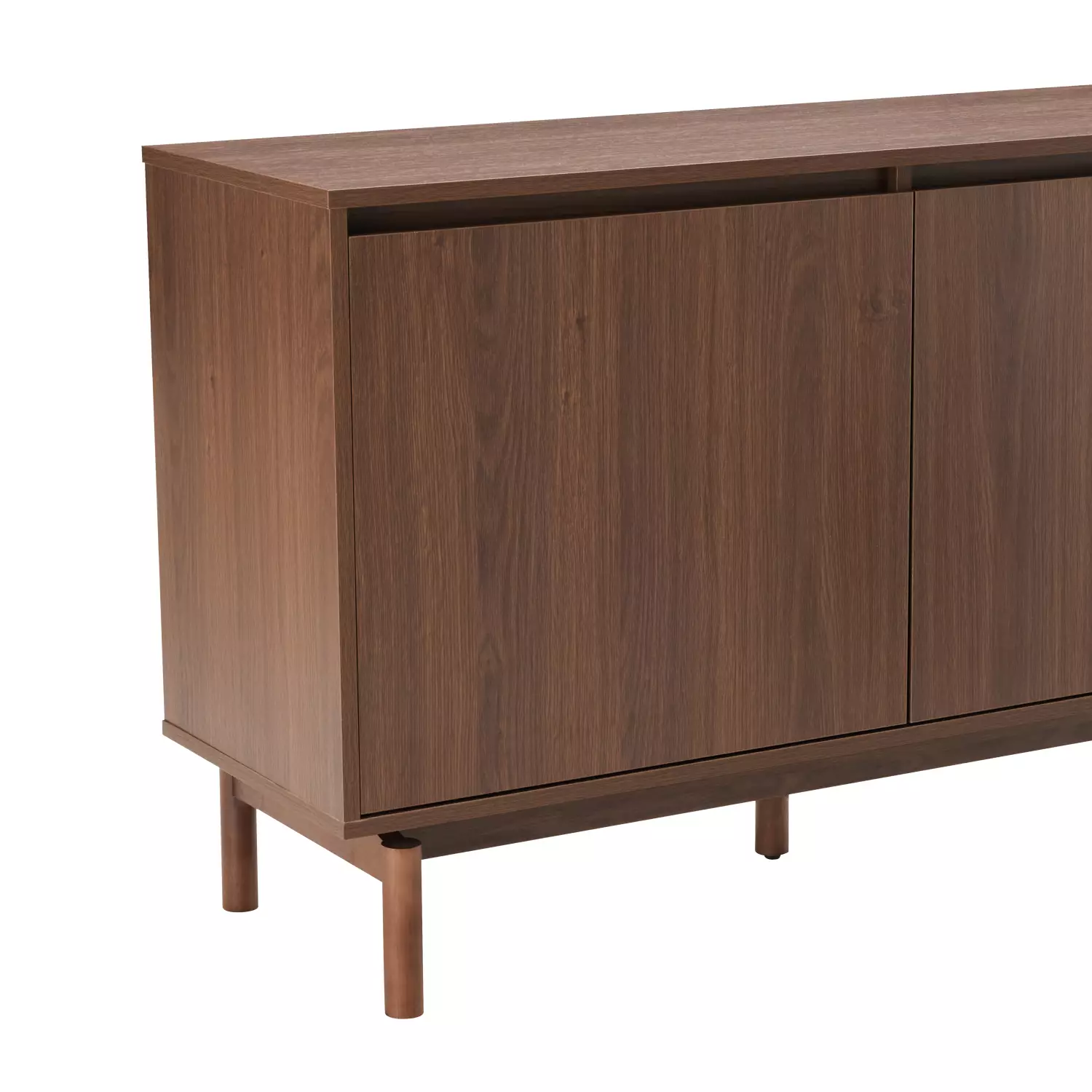 Donker houten buffet 120cm SARAH