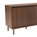 Donker houten buffet 120cm SARAH