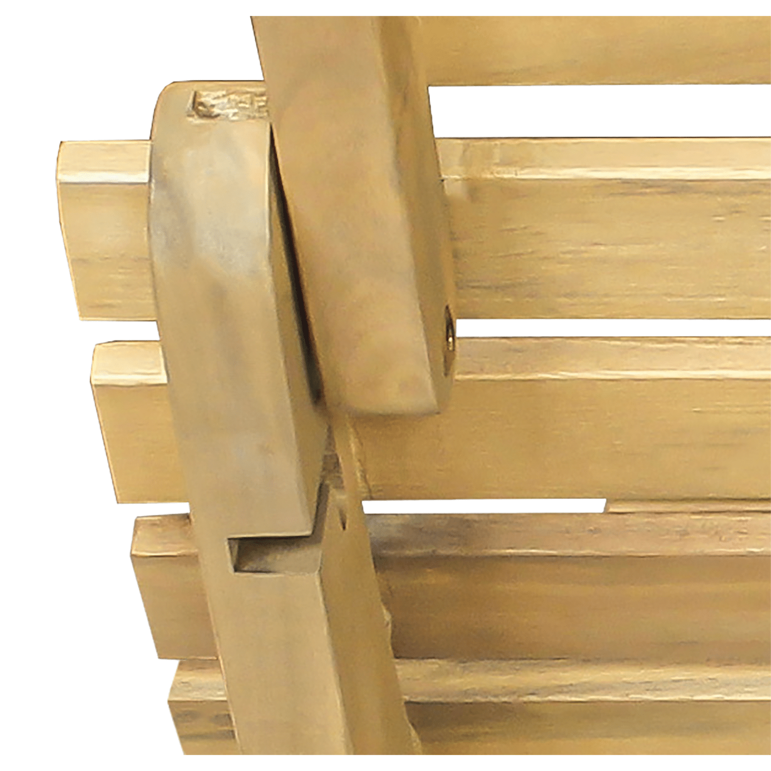 Lettino pieghevole in acacia KOMODO