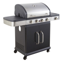 Cook'in Garden - Gasbarbecue FIDGI 4 met thermometer - 4 branders + 14,5kW fornuis