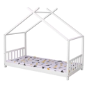 Hüttenbett für Kinder 190x90cm weiß GASPARD