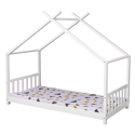 Hüttenbett für Kinder 190x90cm weiß GASPARD