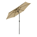 Gerader Sonnenschirm HAPUNA rund 2,70m Durchmesser beige