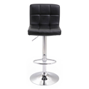 Lot de 2 tabourets de bar noir MIKE