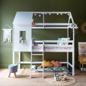 Letto a soppalco per bambini 190x90cm bianco MARGOT