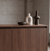 Buffet en bois foncé 120cm