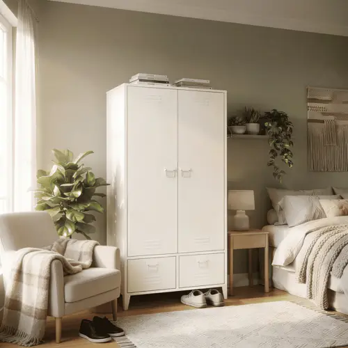 Armoire en métal 2 portes...