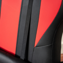 Silla gaming de oficina color negro y rojo CRASH