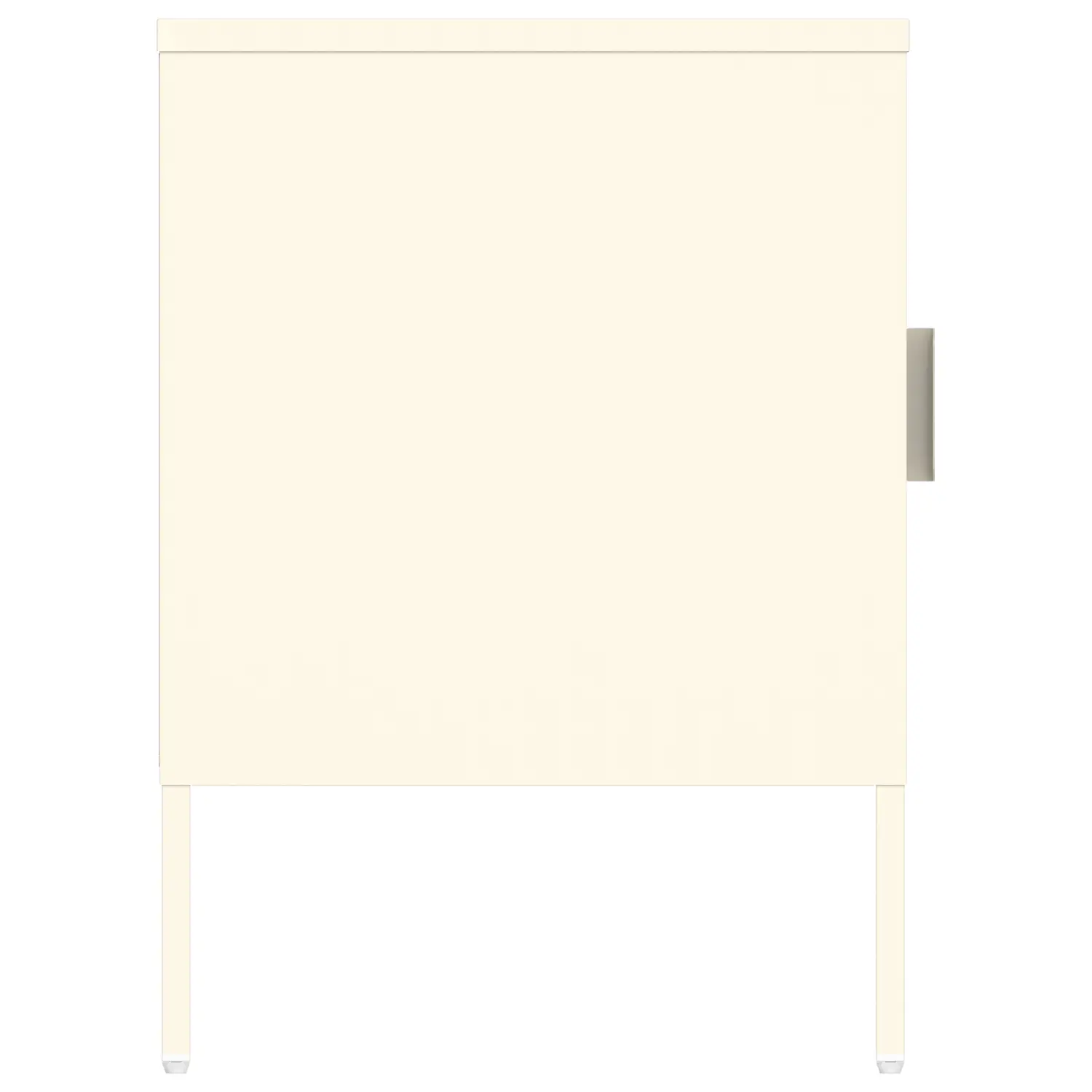 TV-meubel in metaal 120cm wit