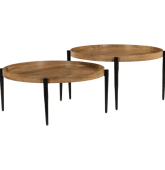 Lot de 2 tables gigognes...