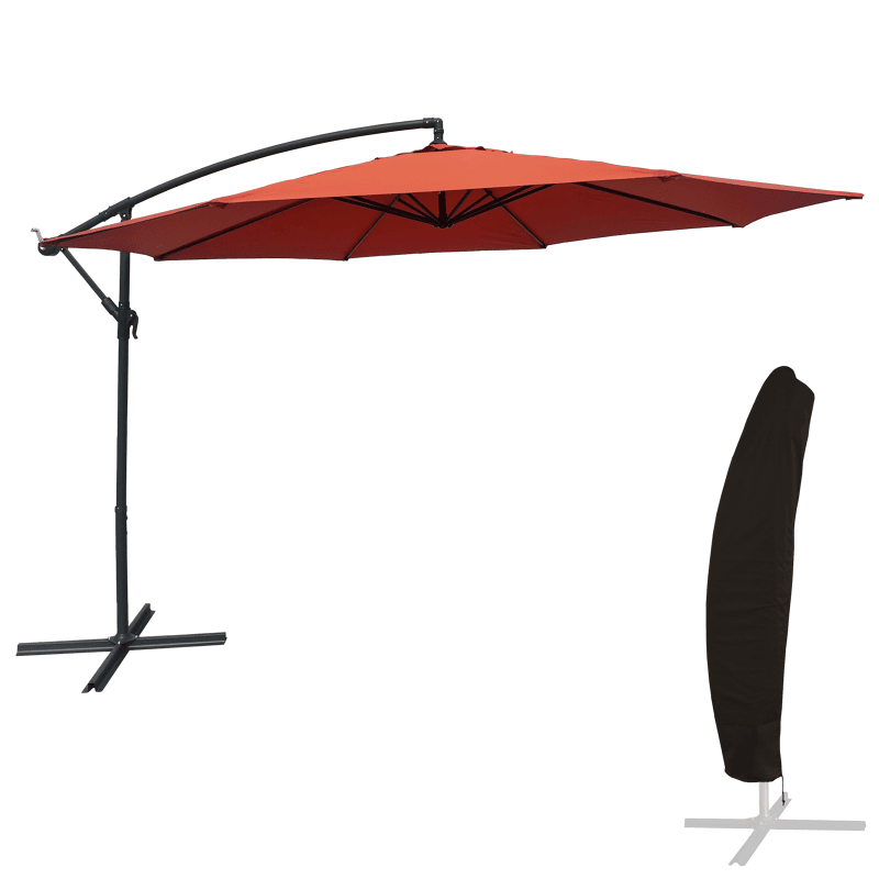 Parasol déporté rond 3,50m... - Happy Garden
