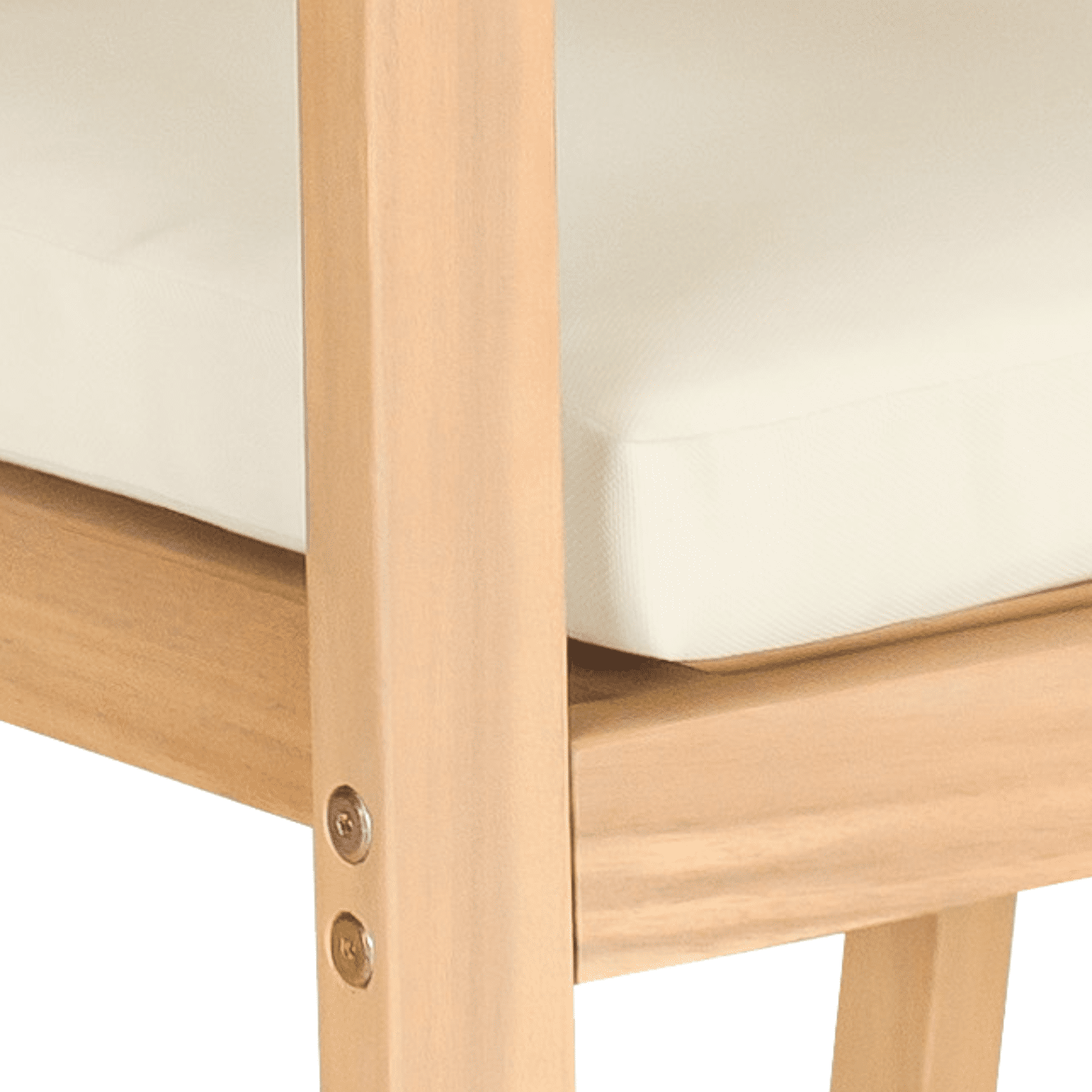 Ensemble table et chaises de jardin 4 places en acacia et céramique FARO