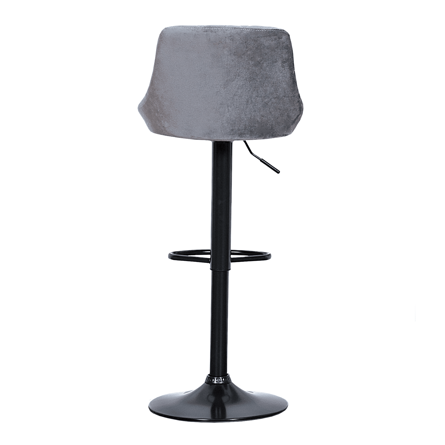 Tabouret de bar en velours gris ROBIN