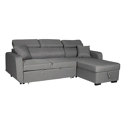 Sofá convertível WARREN 3 seater grey