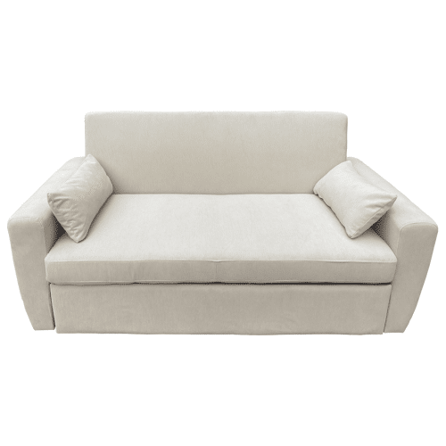 Sofá cama de pana beige 2...