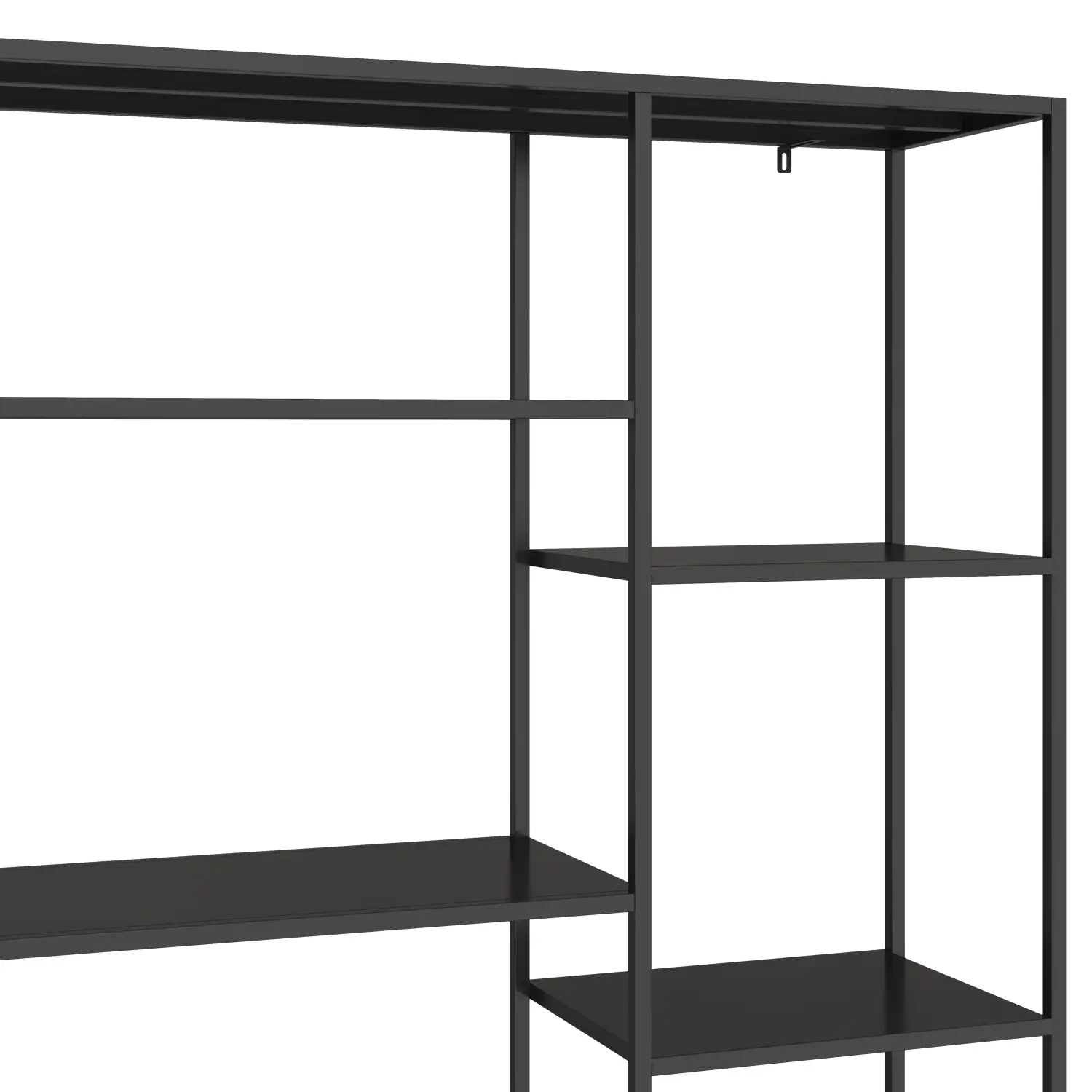Estantería de metal 189cm negra