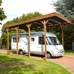CERLAND - Carport en pin...