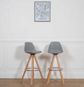 Lot de 2 tabourets...