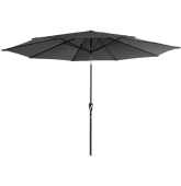 Parasol droit rond 3,30m de...