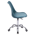 Cadeira de escritório ANNE azul regulável em altura