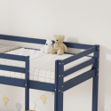 Kinderstapelbed 190x90cm donkerblauw met laden