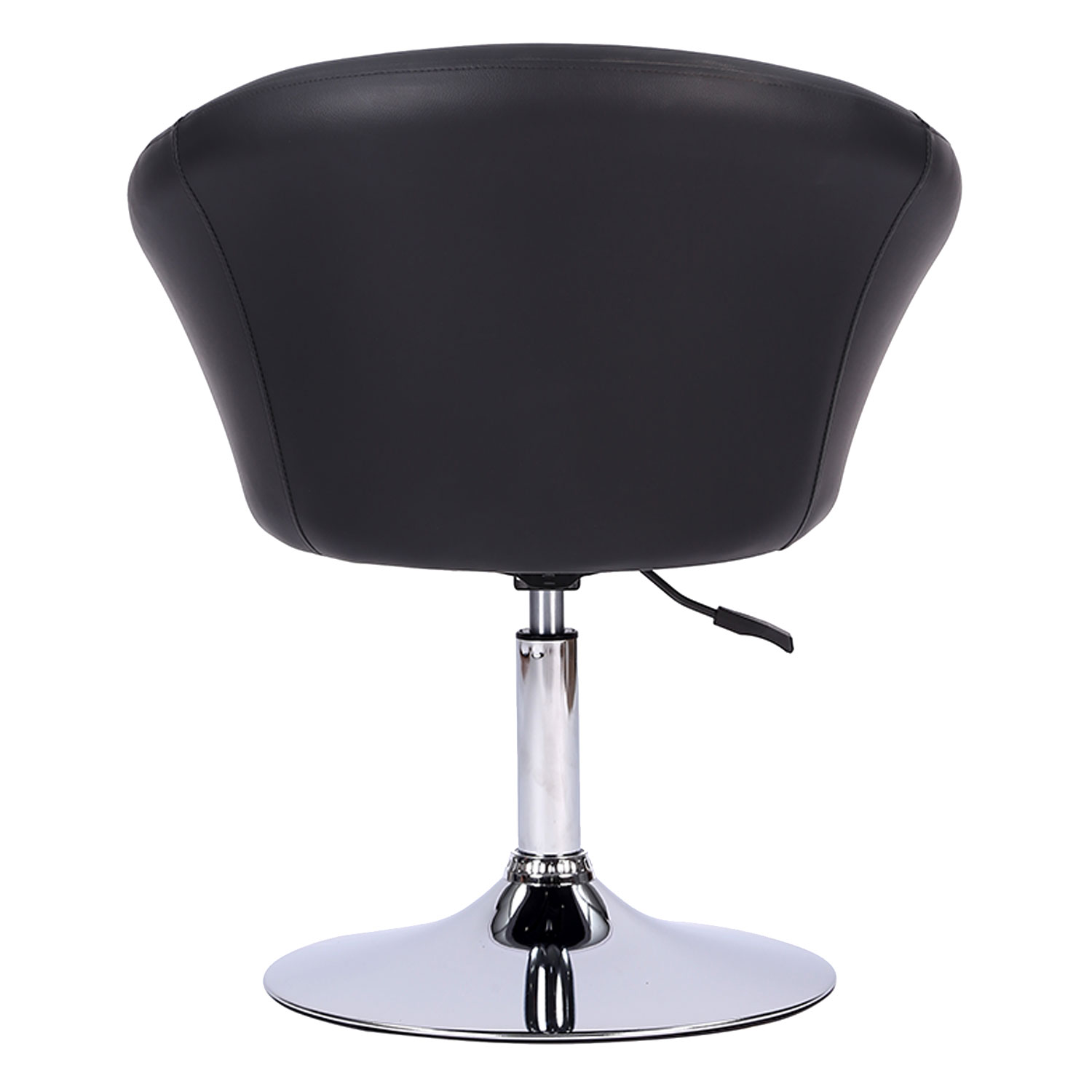 Tabouret de bar en simili noir GABIN