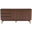 Donker houten buffet 160cm SARAH