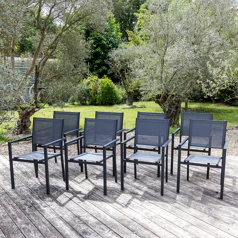Lot de 8 chaises en...