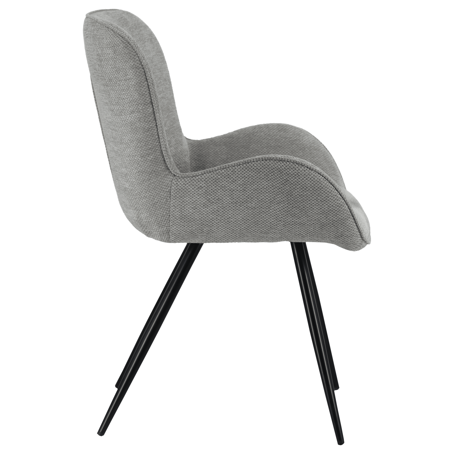 Cadeira EVA chenille cinzenta