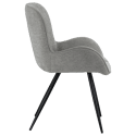 Chaise en chenille grise EVA