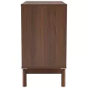 Donkere houten commode 3 lades SARAH