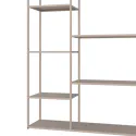 Estantería de metal 189cm color topo