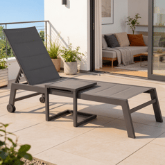 Set bain de soleil et table...